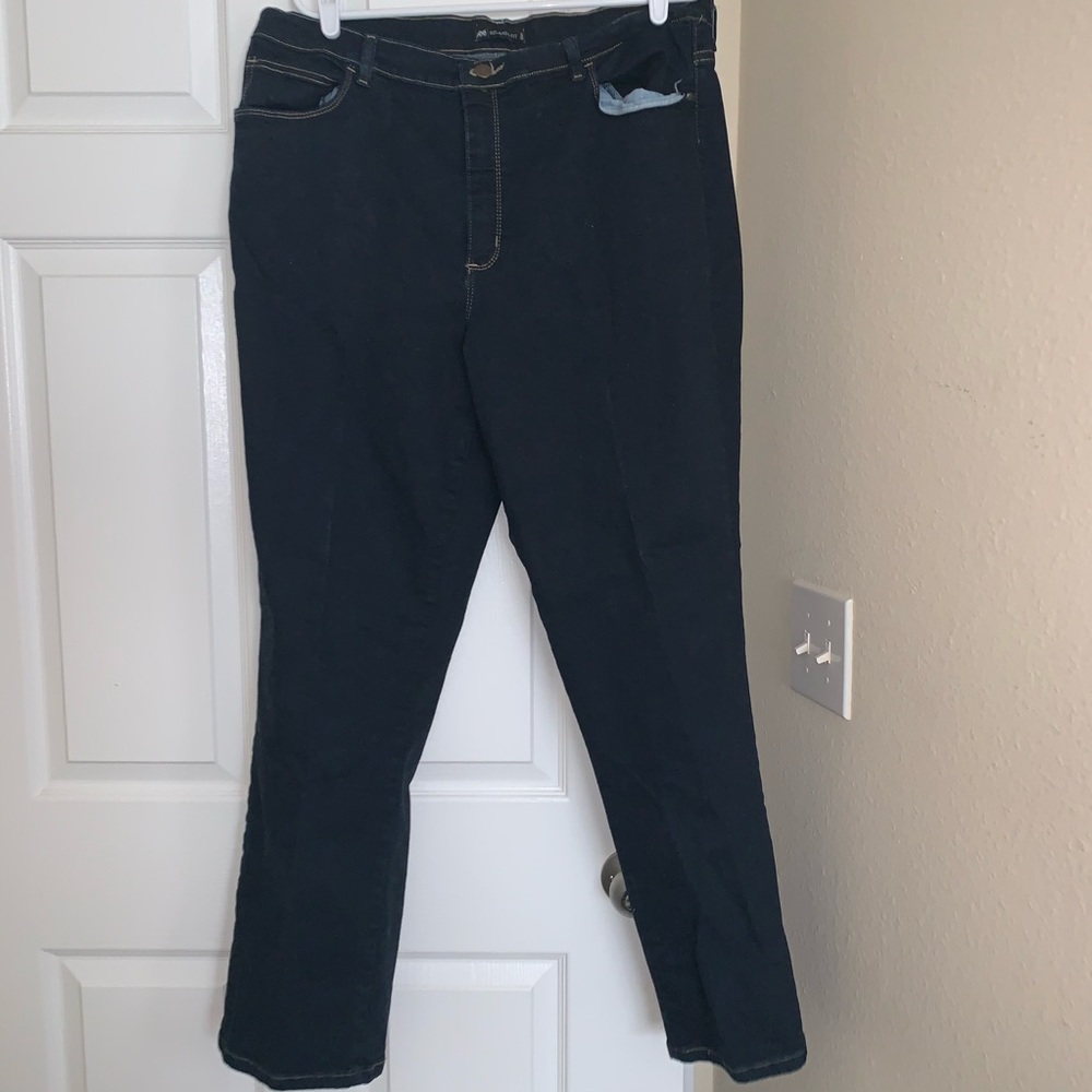 Plus Sized Blue Jeans